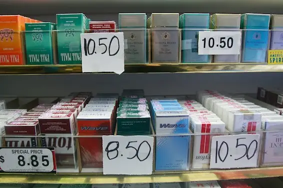 Cigarettes were cheap